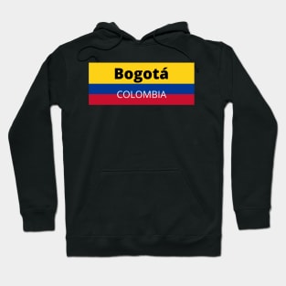 Bogotá City in Colombian Flag Hoodie